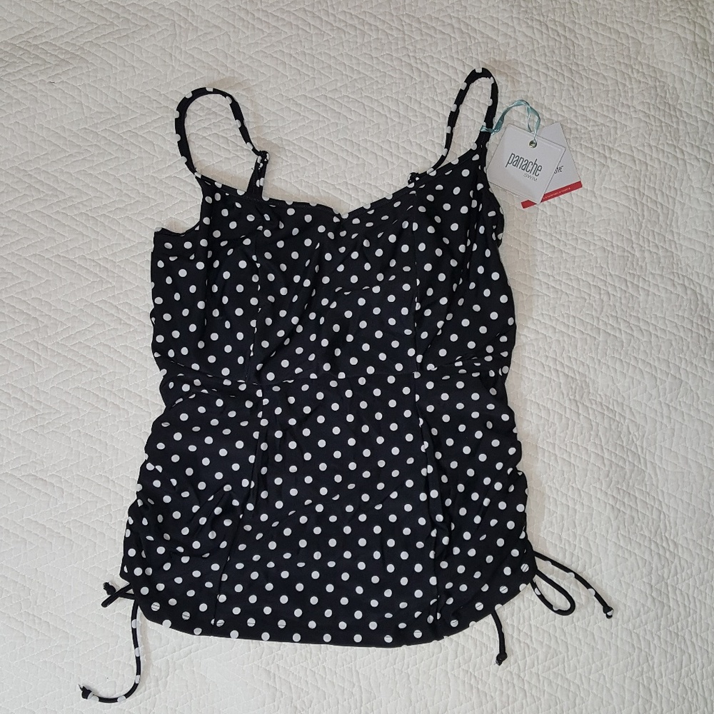 PANACHE ANYA SPOT UNDERWIRE TANKINI TOP NWT
